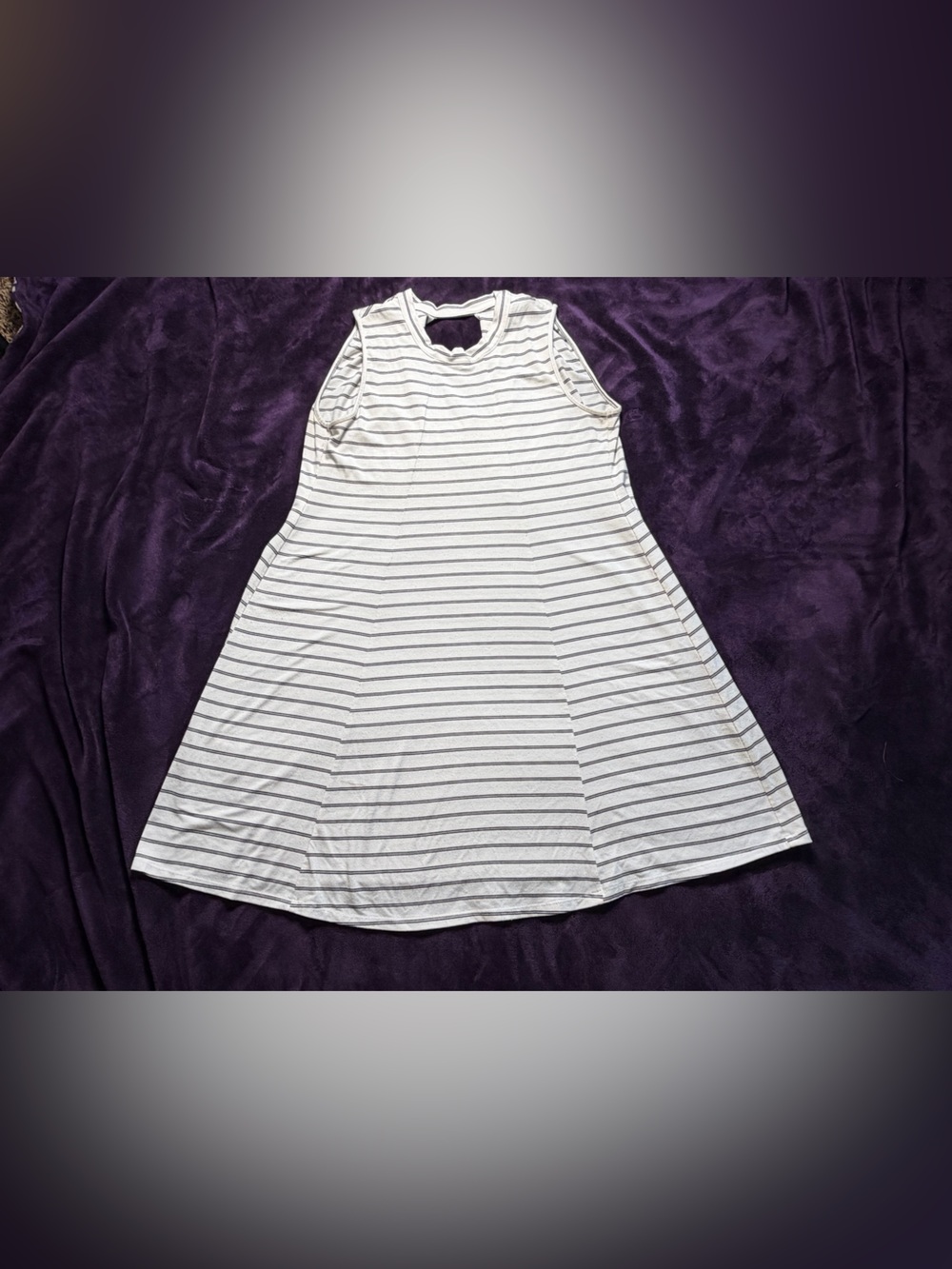 BCBGeneration Striped Swing Dress | Size Medium